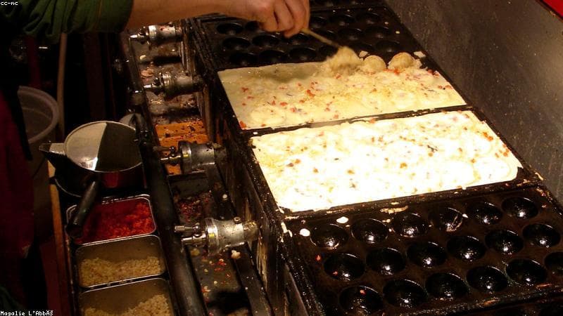 ร้านทาโกยากิในย่านโดทงบุริ โอซาก้า