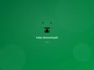 โอโคโนมิยากิ ฮาลาล คิจิ